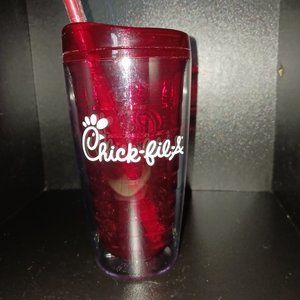 Chick Fil A and Dr Pepper Red Tumbler 16 Oz Cup Made USA BPA Free